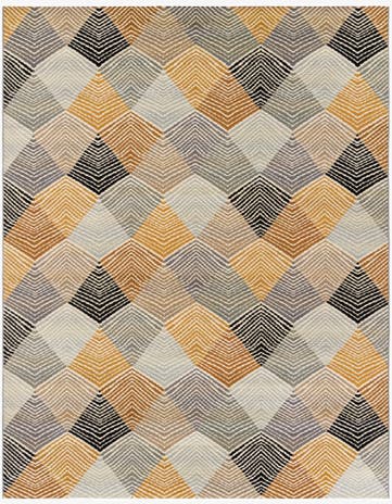 7' 10 x 10' Easy-Clean Modern Indoor / Outdoor Rug