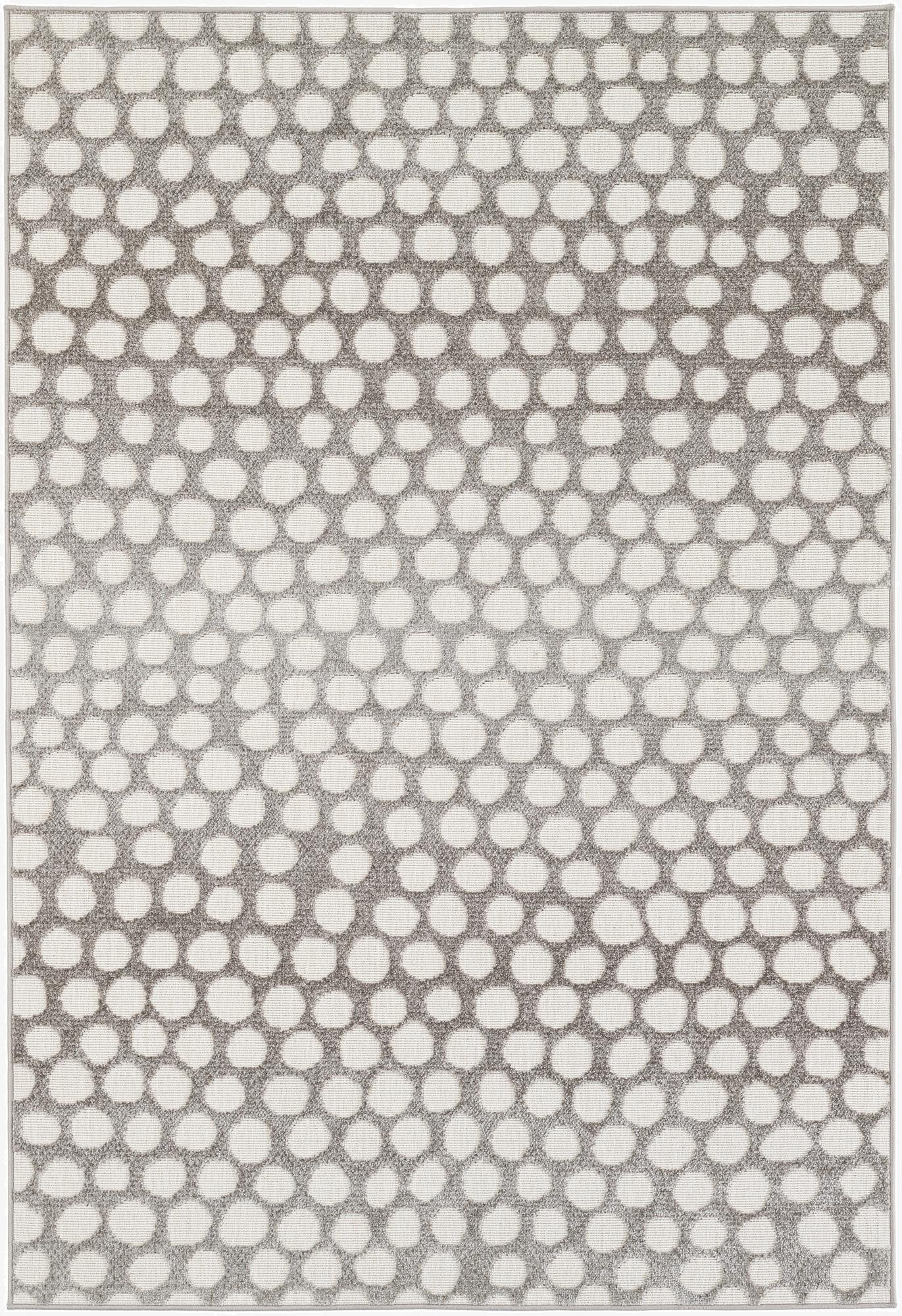 5' 3 x 7' 7 Easy-Clean Modern Indoor / Outdoor Rug