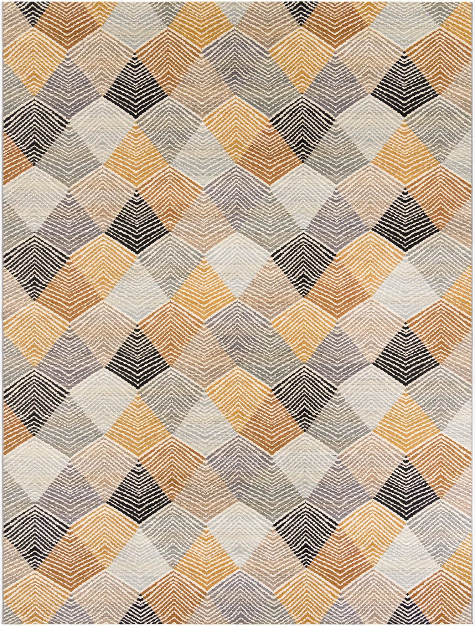 9' x 12'  Washable Modern Indoor / Outdoor Rug