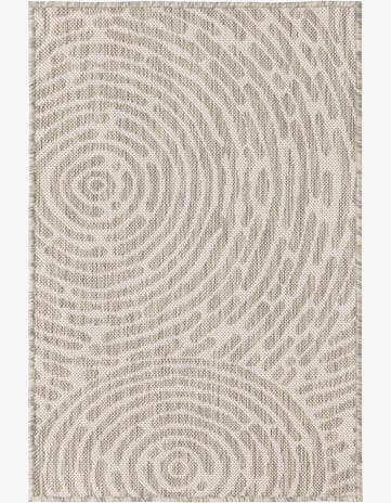 2' x 3' Easy-Clean Modern Indoor / Outdoor Rug