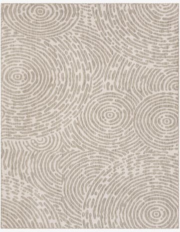 7' 10 x 10' Easy-Clean Modern Indoor / Outdoor Rug