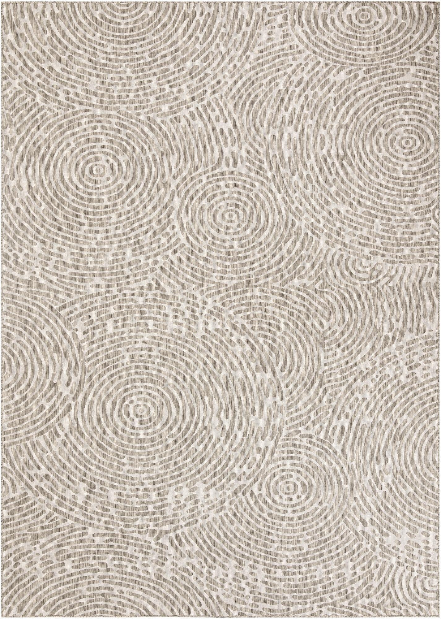 10' x 14'  Washable Modern Indoor / Outdoor Rug