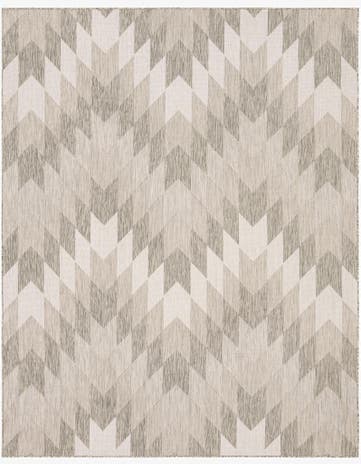 7' 10 x 10' Easy-Clean Modern Indoor / Outdoor Rug