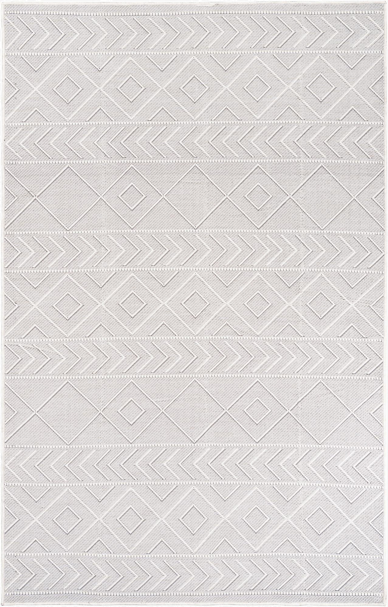 5' x 7' 10  Washable Modern Indoor / Outdoor Rug