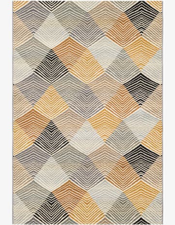 4' x 6' Easy-Clean Modern Indoor / Outdoor Rug