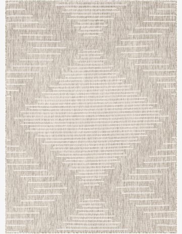 5' 3 x 7' Easy-Clean Modern Indoor / Outdoor Rug