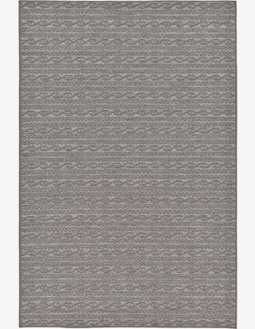 5' 3 x 8' Easy-Clean Modern Indoor / Outdoor Rug
