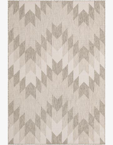 6' x 9' Easy-Clean Modern Indoor / Outdoor Rug
