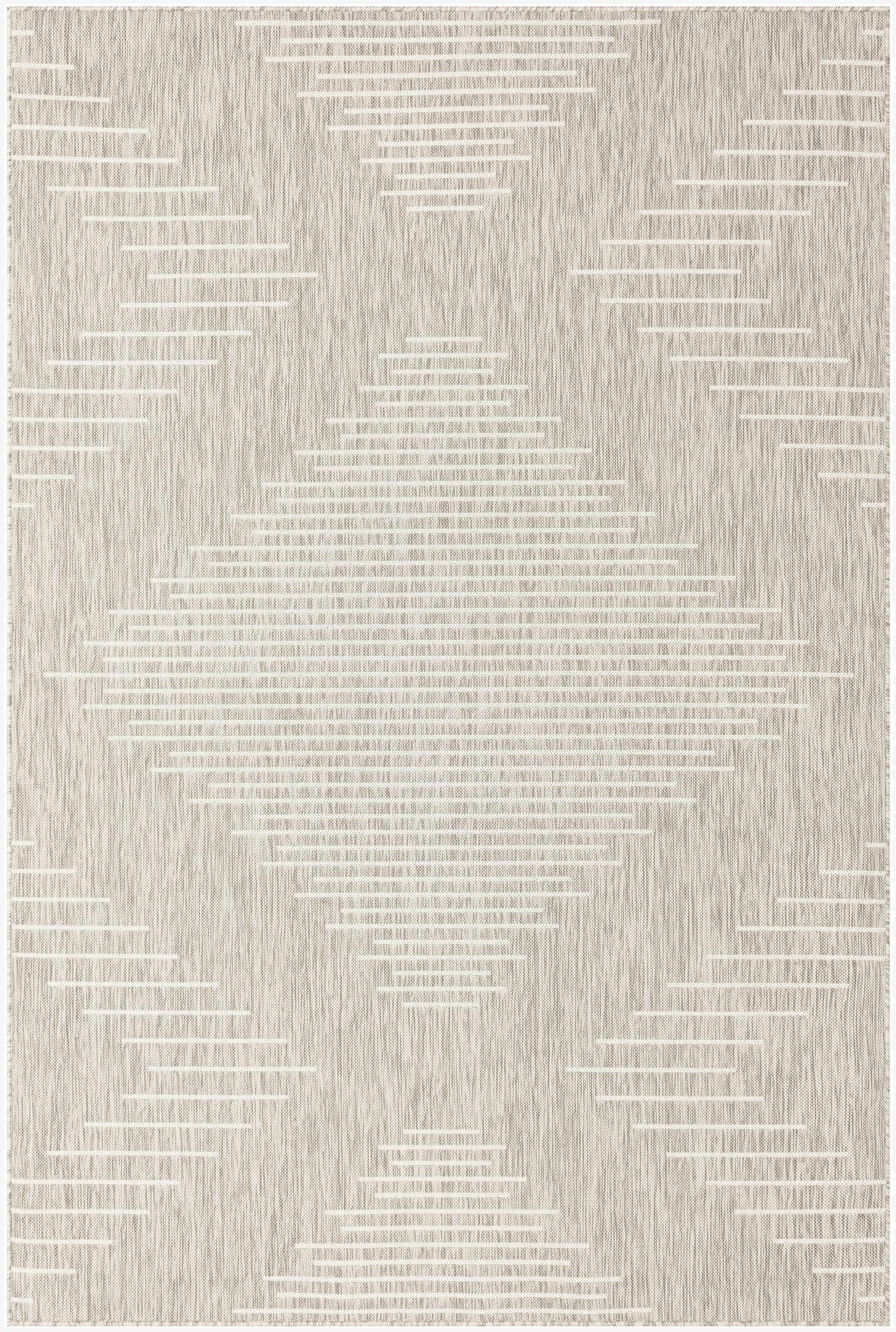6' x 9'  Washable Modern Indoor / Outdoor Rug