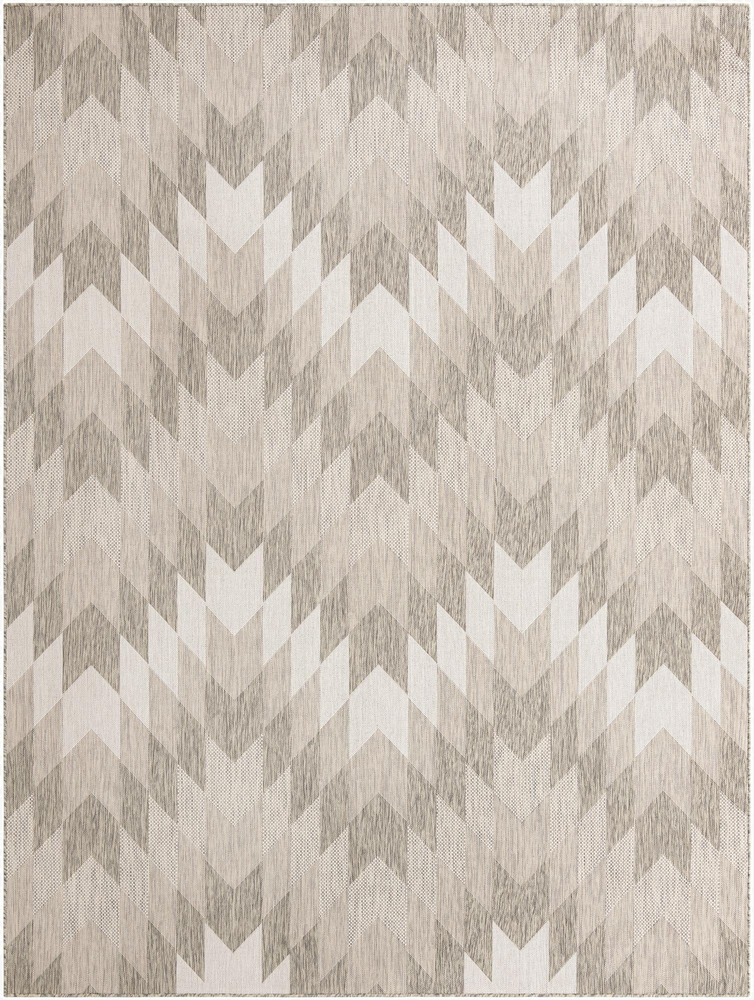 9' x 12'  Washable Modern Indoor / Outdoor Rug