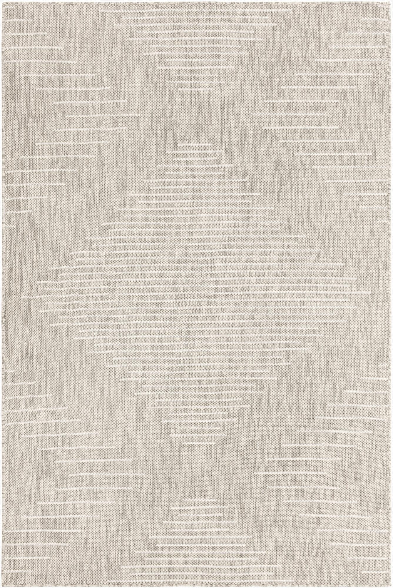 Primary image 4' x 6'  Washable Modern Indoor / Outdoor Rug