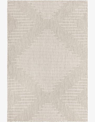 4' x 6' Easy-Clean Modern Indoor / Outdoor Rug