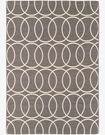 5' 3 x 7' 6 Easy-Clean Modern Indoor / Outdoor Rug
