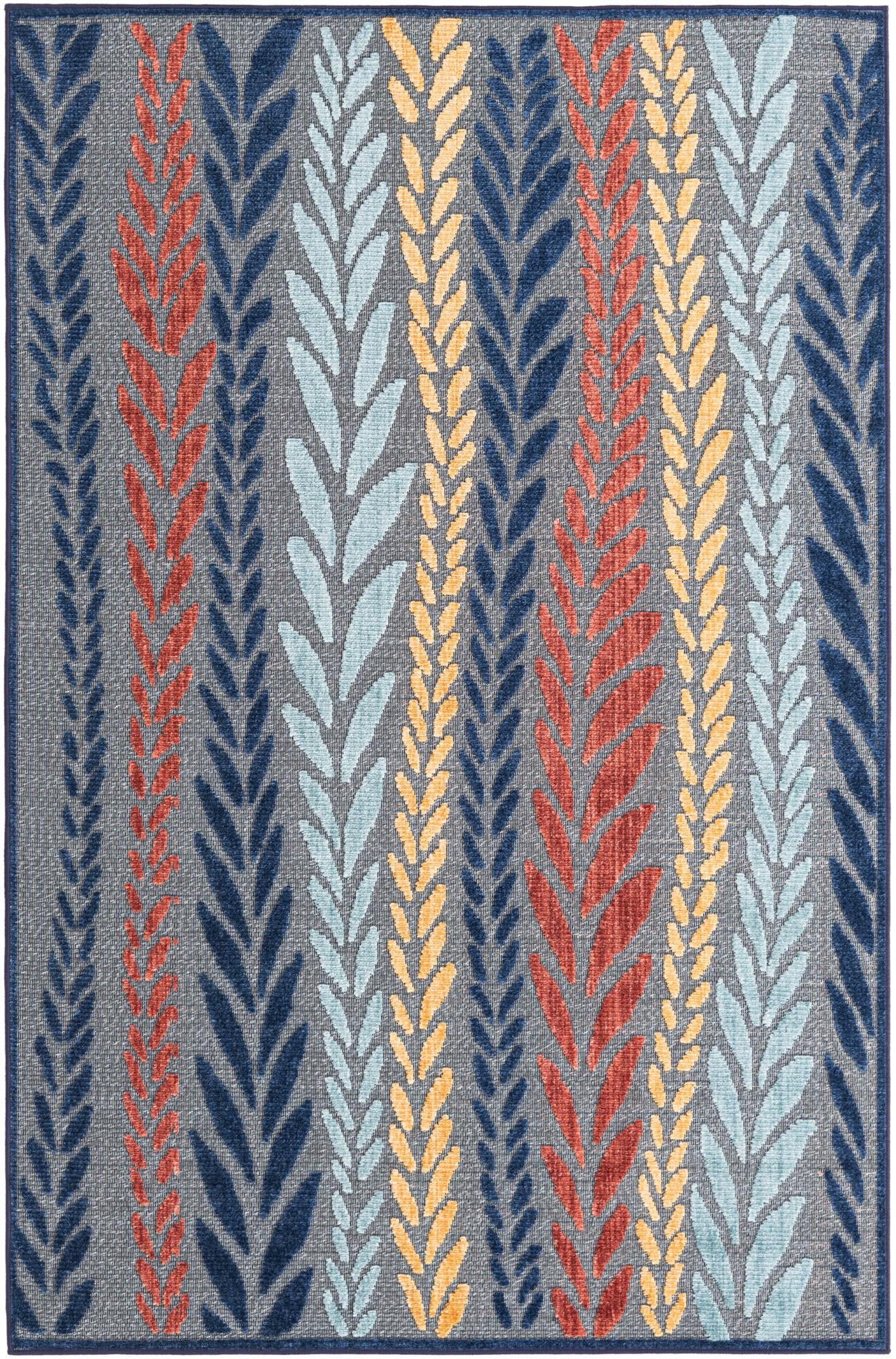 5' x 7' 7 Easy-Clean Indoor / Outdoor Rug