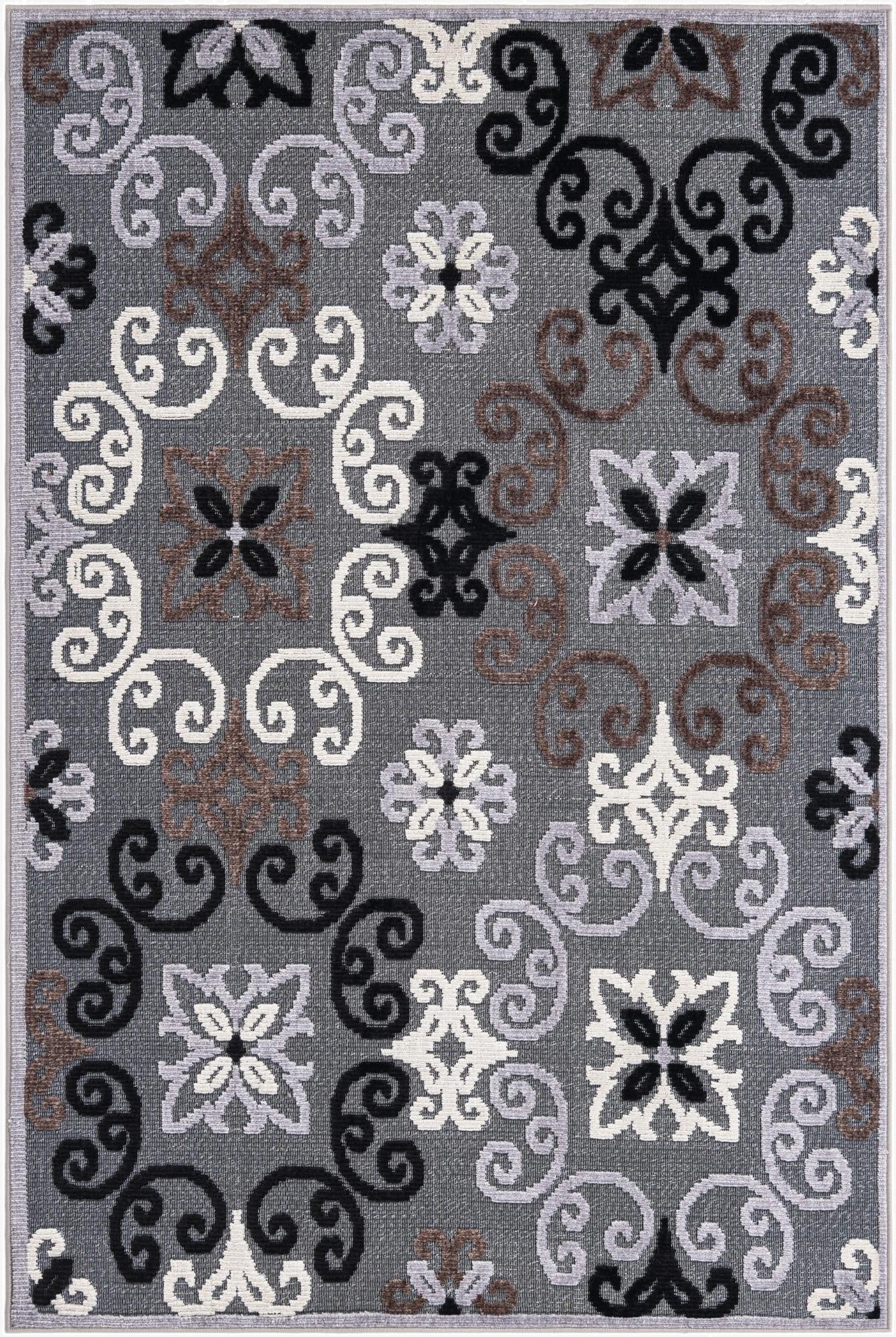 5' x 7' 7  Washable  Indoor / Outdoor Rug