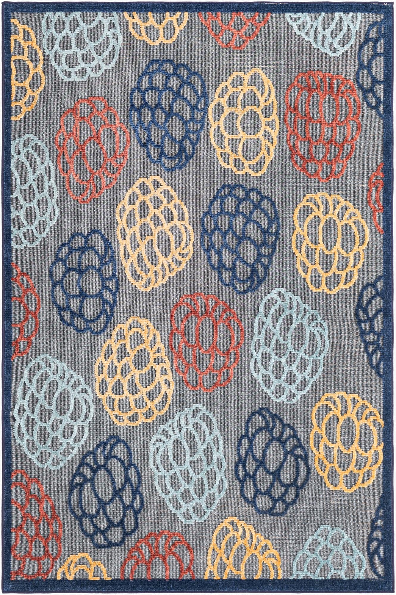 Primary image 5' x 7' 7  Washable  Indoor / Outdoor Rug