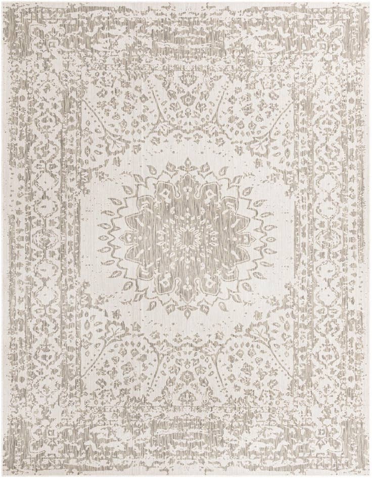 Detail image of 10' x 14' Easy-Clean Traditional Indoor / Outdoor Rug