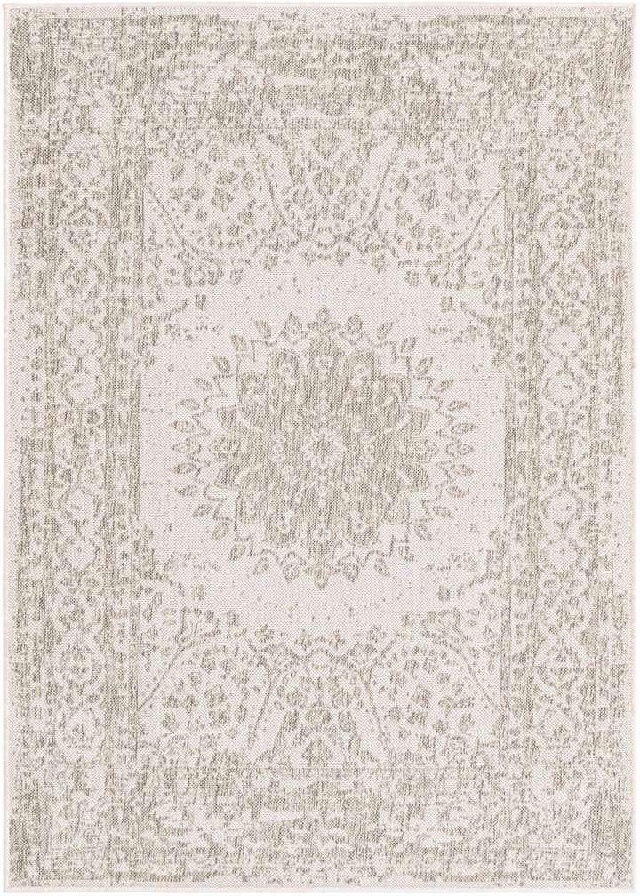 4' x 6' Easy-Clean Traditional Indoor / Outdoor Rug