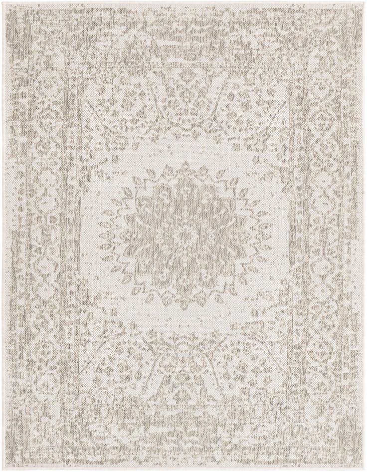 Detail image of 4' x 6' Easy-Clean Traditional Indoor / Outdoor Rug