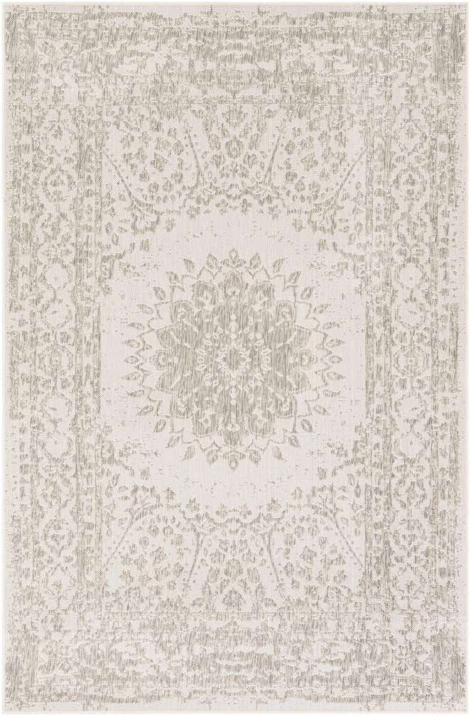 5' 3 x 8' Easy-Clean Traditional Indoor / Outdoor Rug