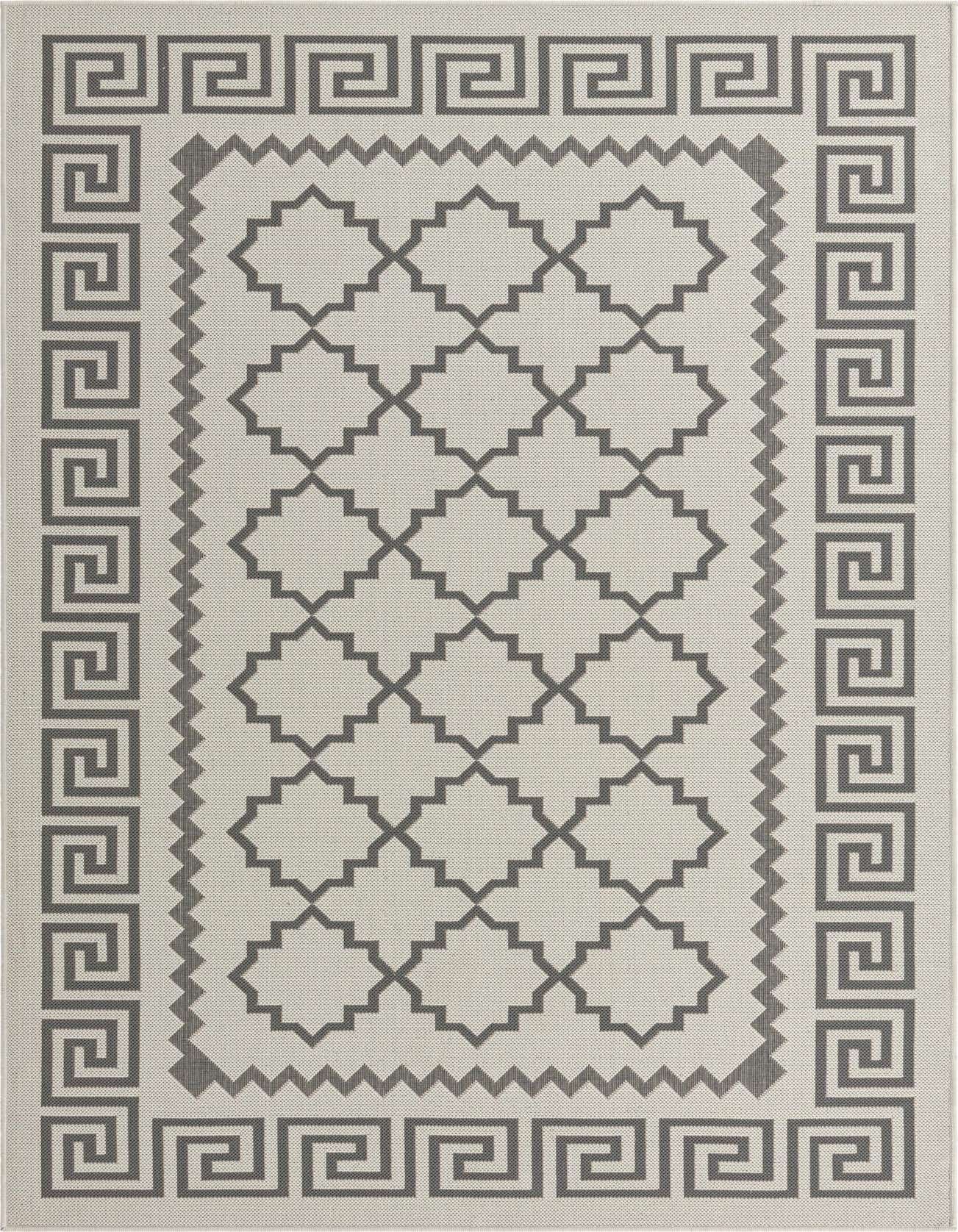 5' 3 x 8' Easy-Clean Trellis Indoor / Outdoor Rug