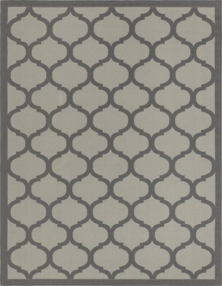 Detail image of 7' x 10' Easy-Clean Trellis Indoor / Outdoor Rug