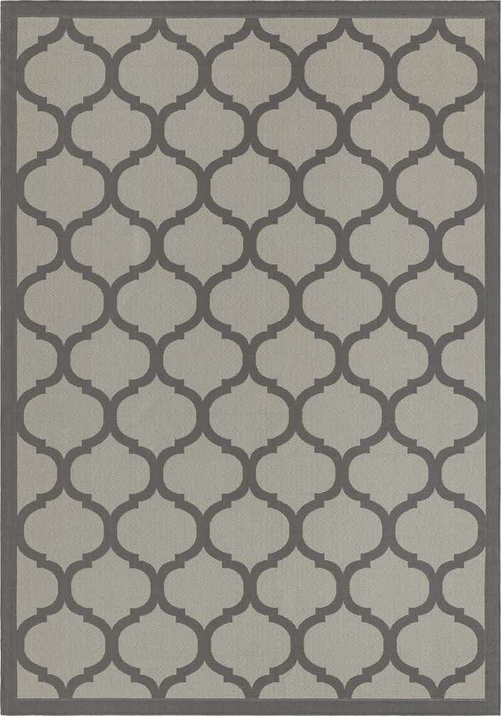 7' x 10' Easy-Clean Trellis Indoor / Outdoor Rug