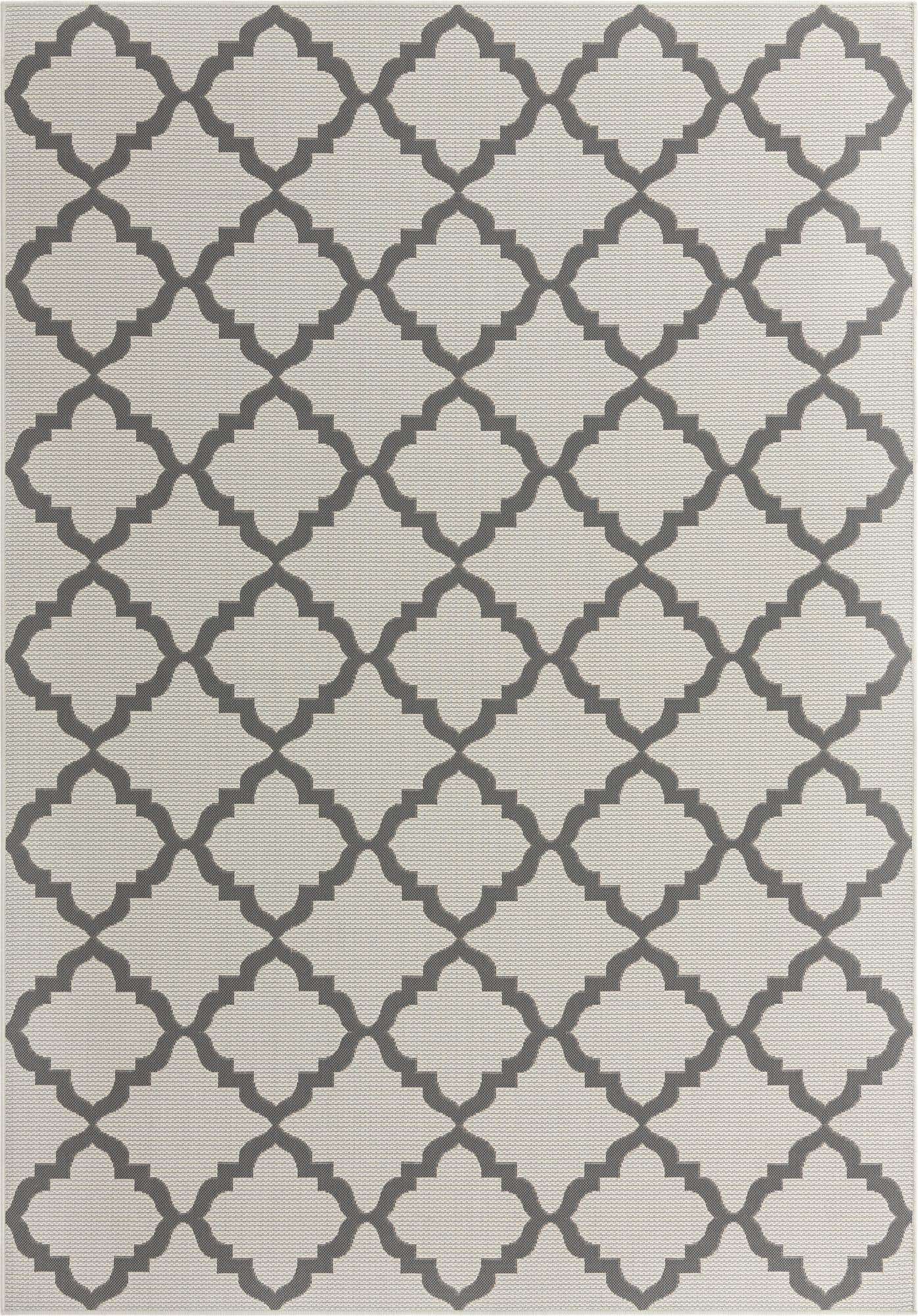 7' x 10' Easy-Clean Trellis Indoor / Outdoor Rug