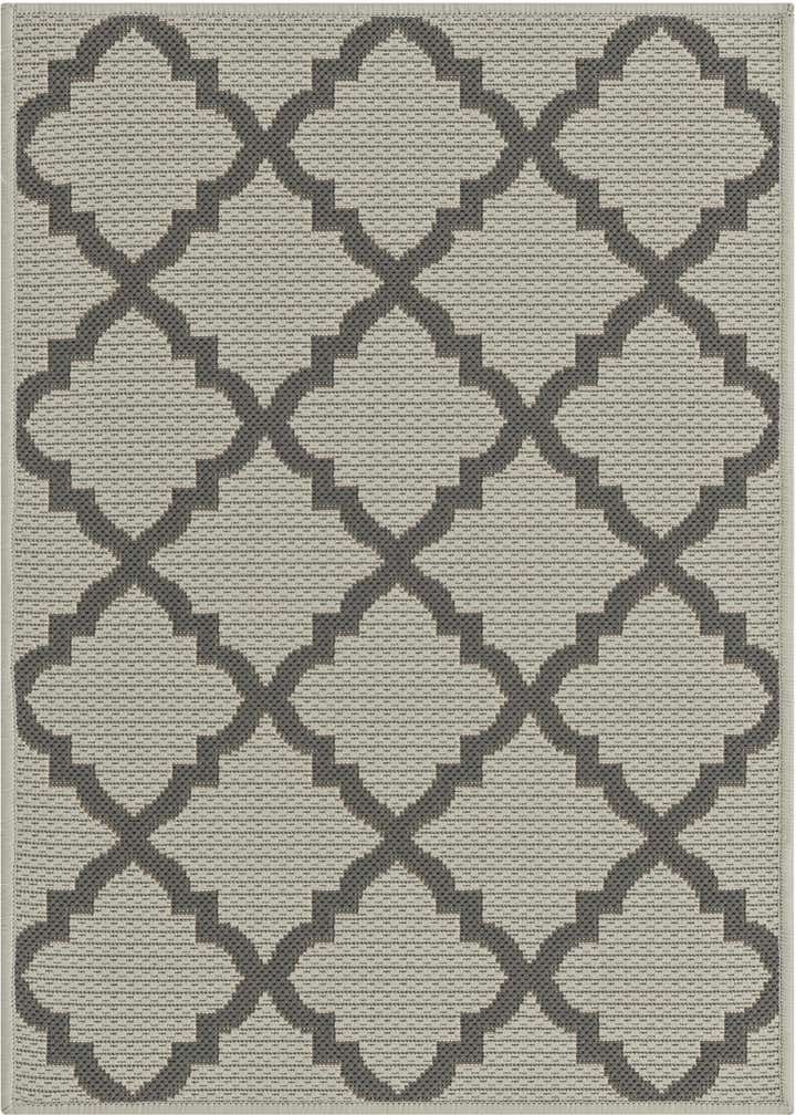 2' 2 x 3' Easy-Clean Trellis Indoor / Outdoor Rug