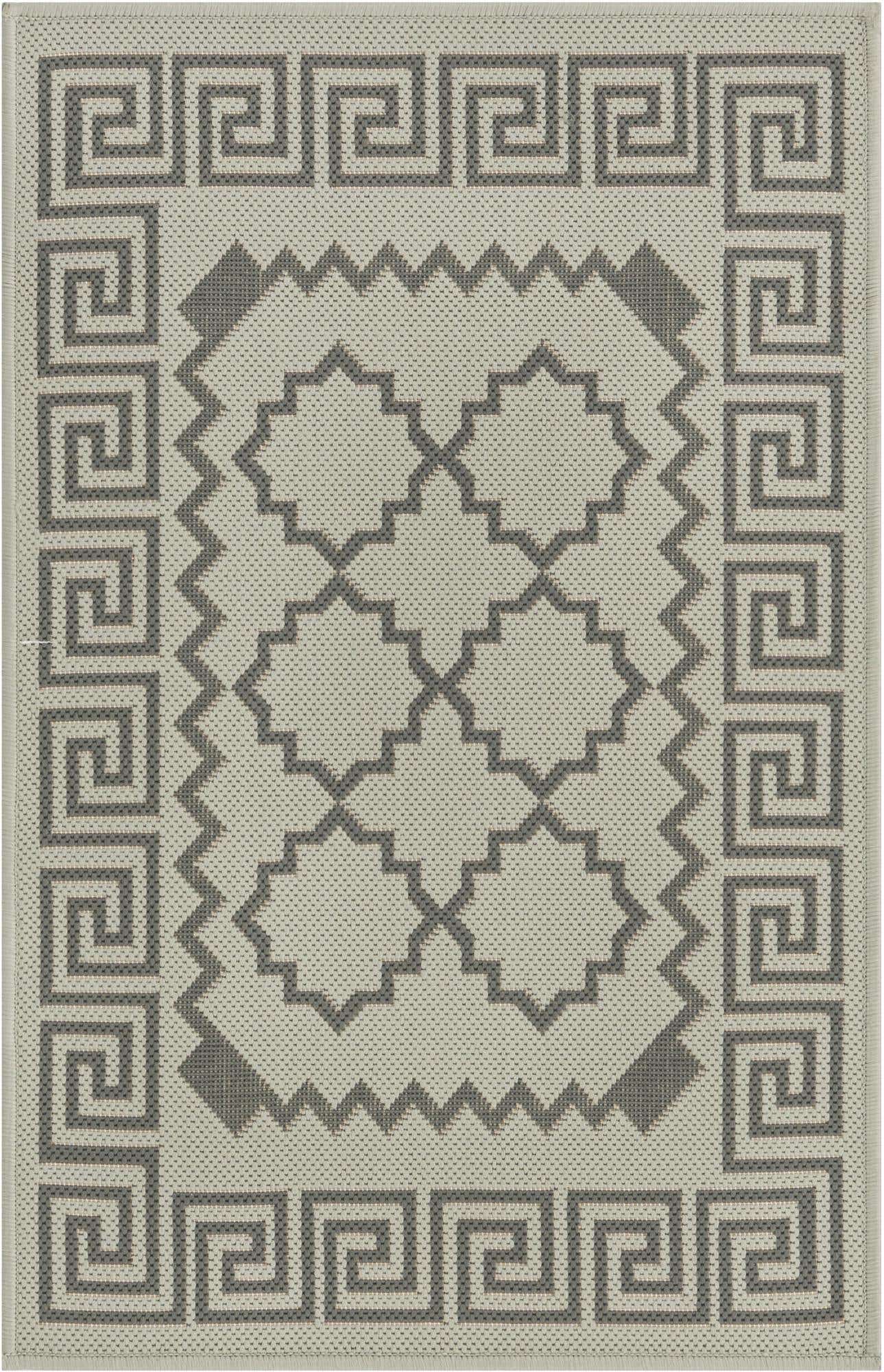 2' 2 x 3' Easy-Clean Trellis Indoor / Outdoor Rug