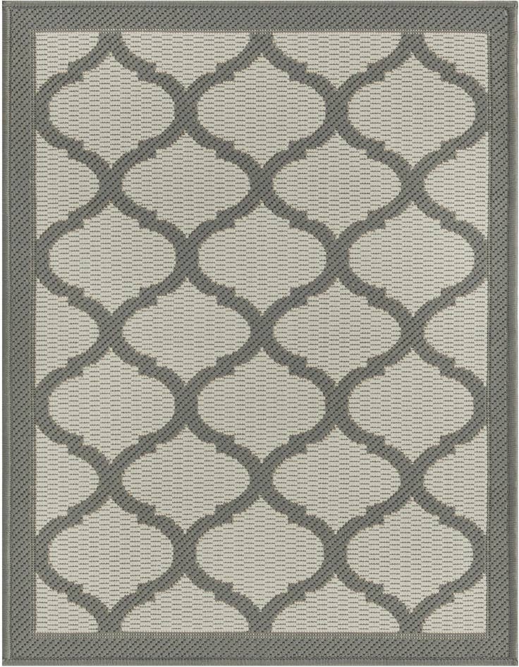 Detail image of 2' x 3' Easy-Clean Trellis Indoor / Outdoor Rug