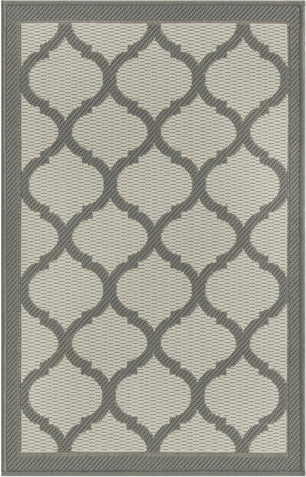 Detail image of 2' x 3' Easy-Clean Trellis Indoor / Outdoor Rug