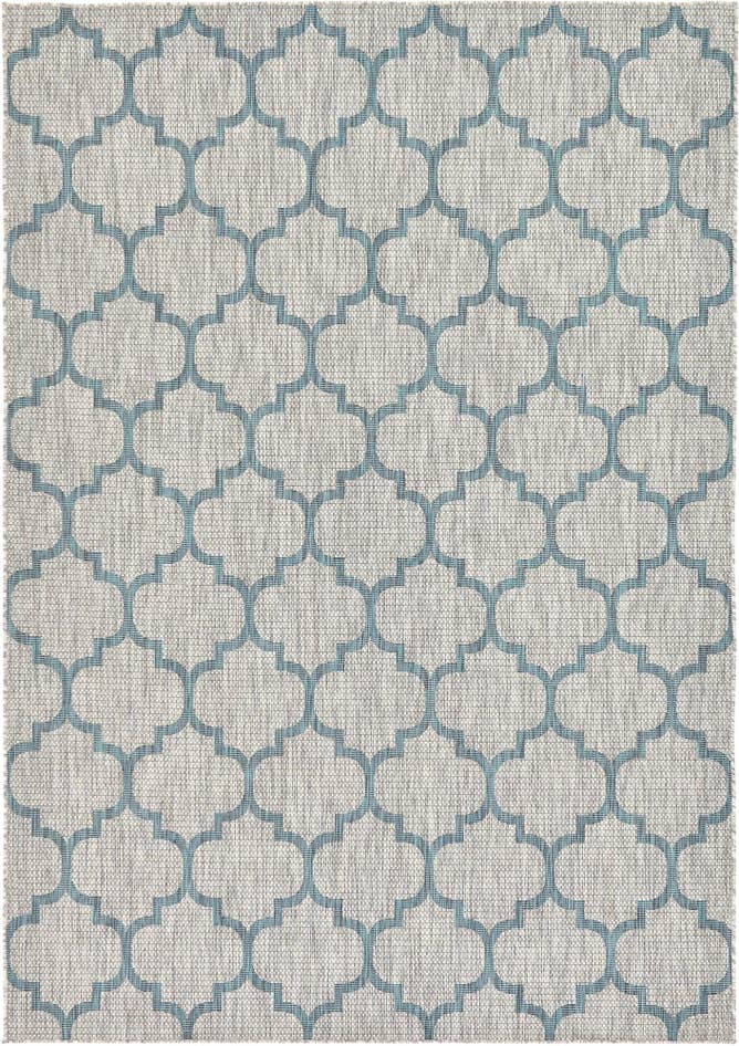 Detail image of 7' x 10' Easy-Clean Trellis Indoor / Outdoor Rug