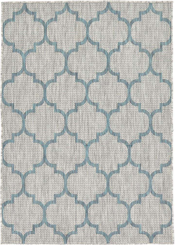 4' x 6' Easy-Clean Trellis Indoor / Outdoor Rug