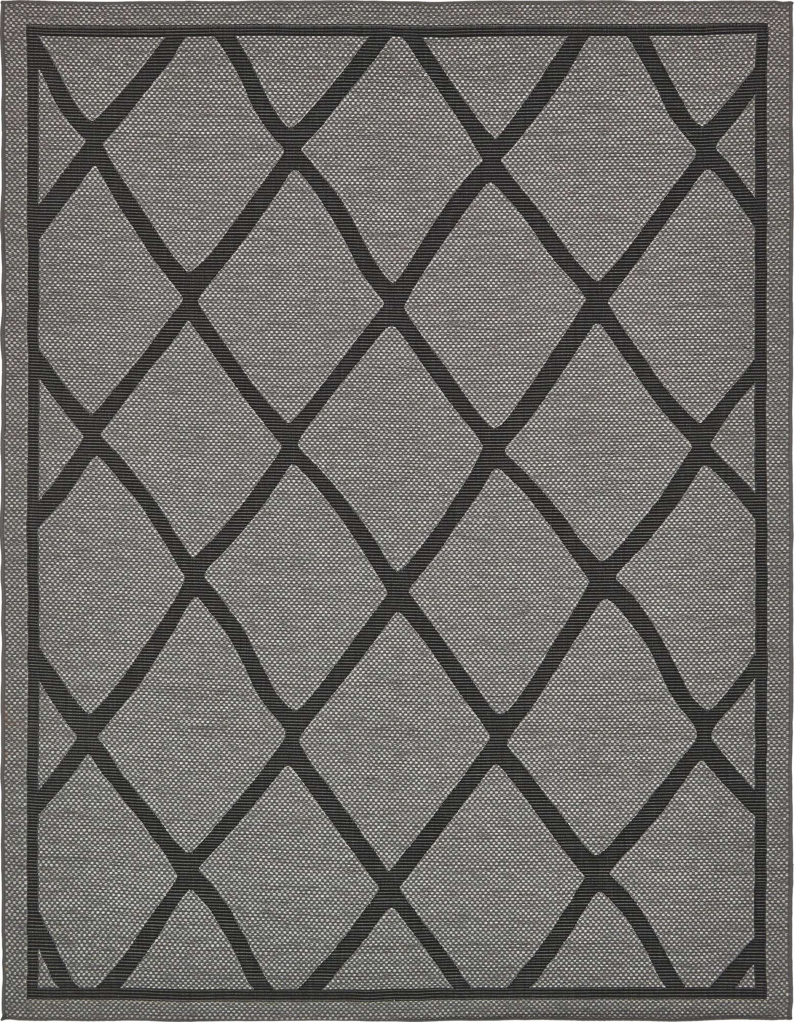 9' x 12' Easy-Clean Trellis Indoor / Outdoor Rug