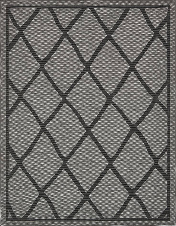 Detail image of 9' x 12' Easy-Clean Trellis Indoor / Outdoor Rug