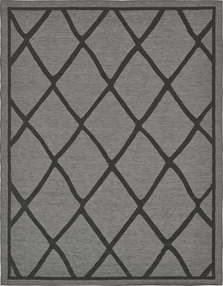 9' x 12' Easy-Clean Trellis Indoor / Outdoor Rug