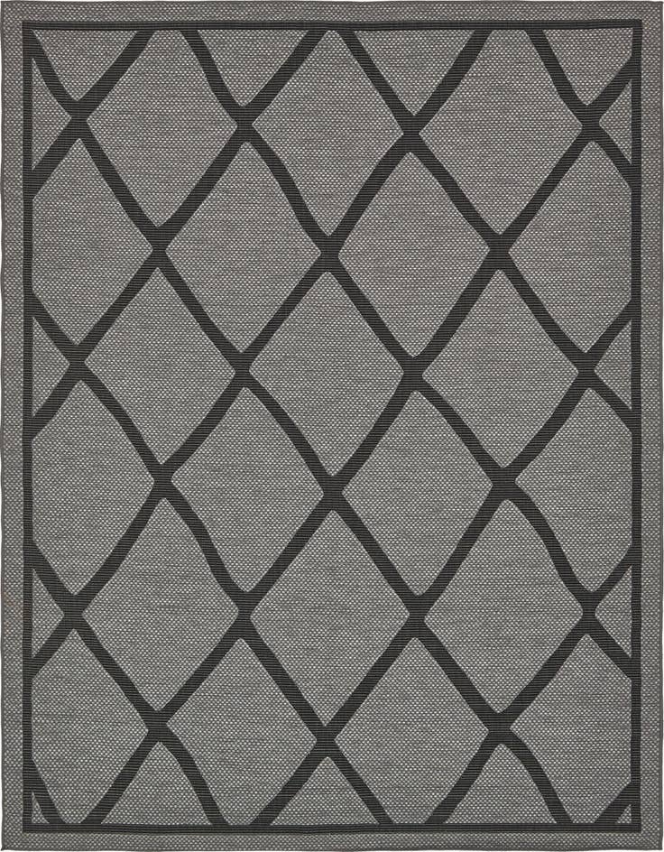 Detail image of 9' x 12' Easy-Clean Trellis Indoor / Outdoor Rug