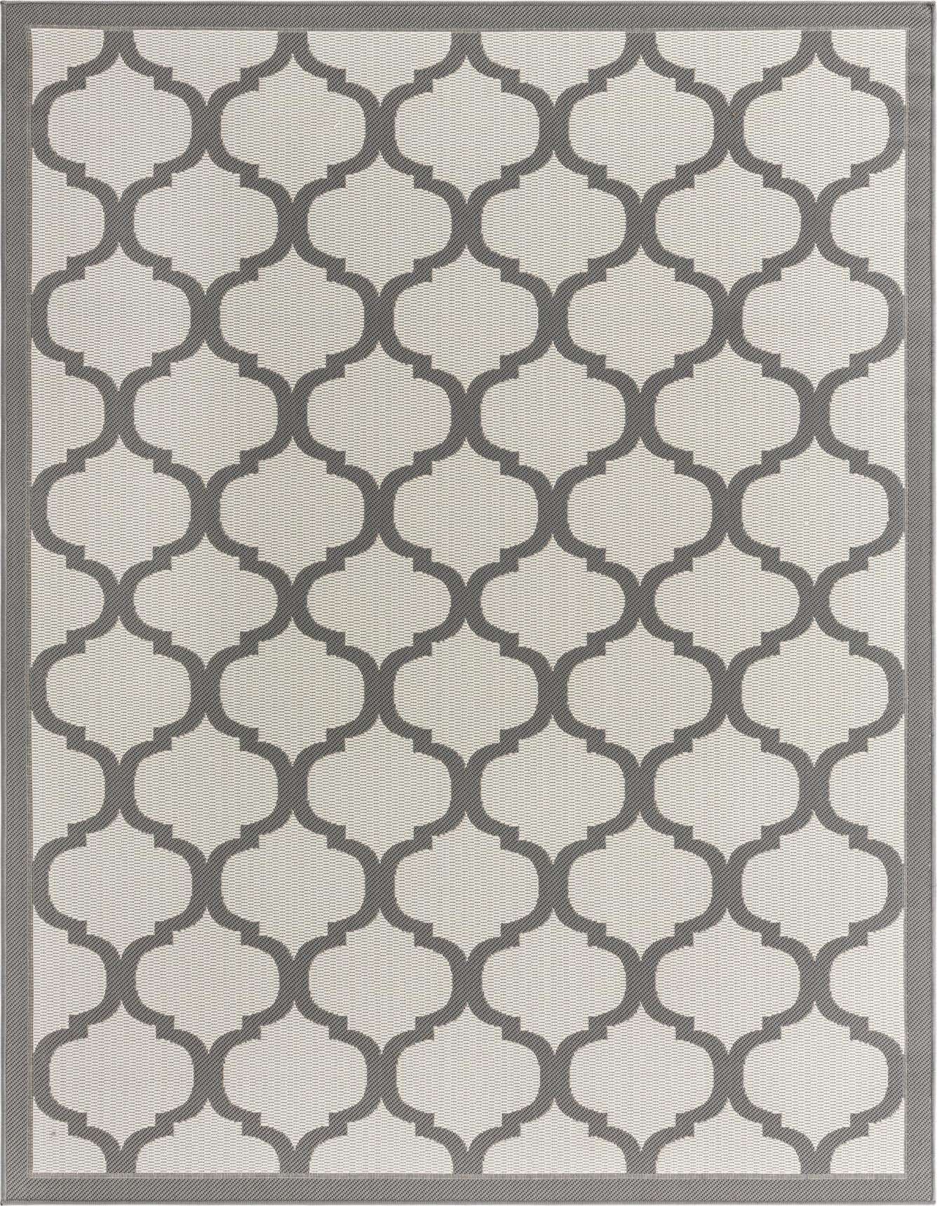 6' x 9' Easy-Clean Trellis Indoor / Outdoor Rug
