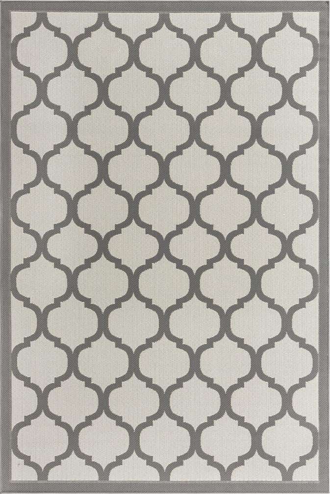 6' x 9' Easy-Clean Trellis Indoor / Outdoor Rug