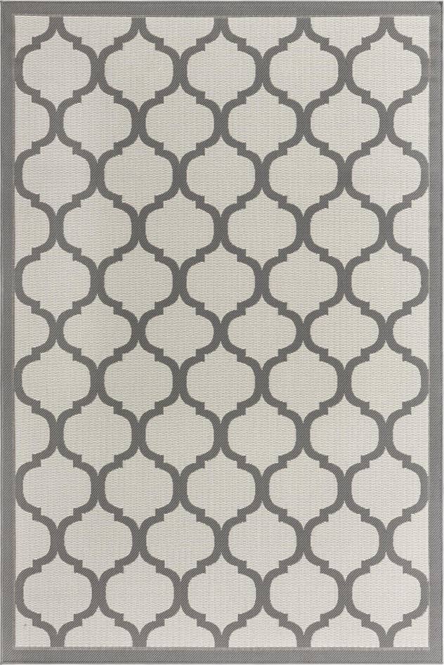 Detail image of 6' x 9' Easy-Clean Trellis Indoor / Outdoor Rug