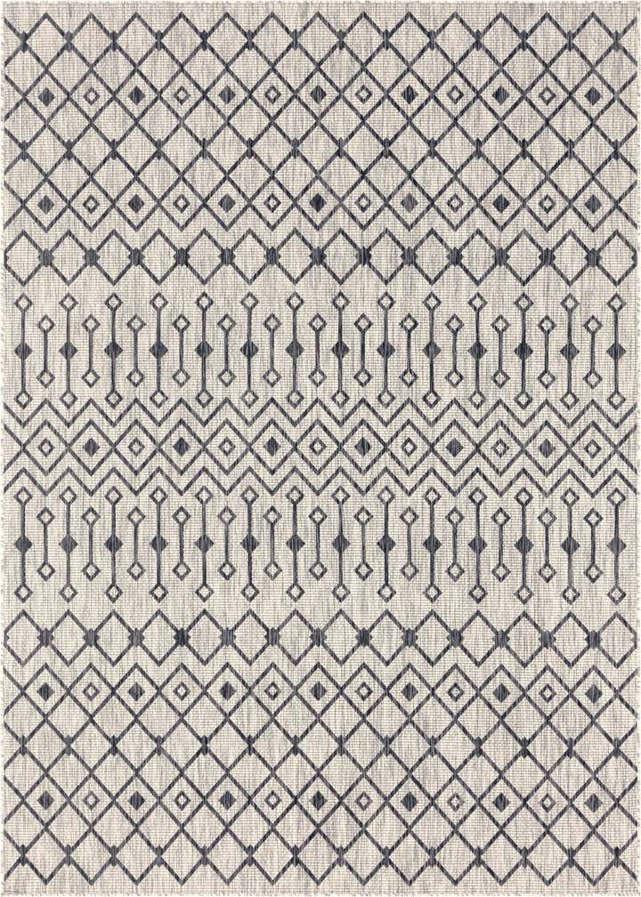 9' x 12' Easy-Clean Trellis Indoor / Outdoor Rug