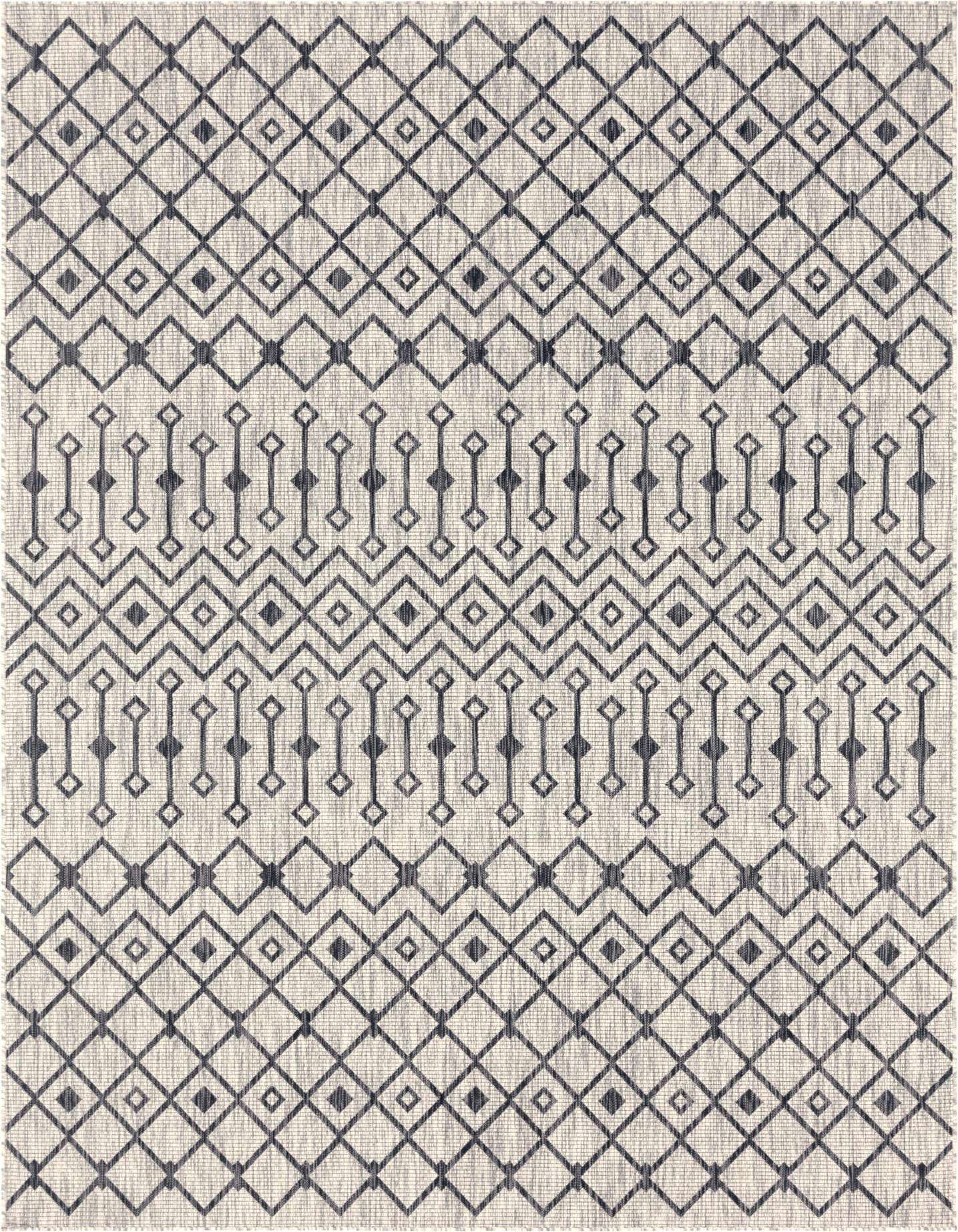 9' x 12' Easy-Clean Trellis Indoor / Outdoor Rug