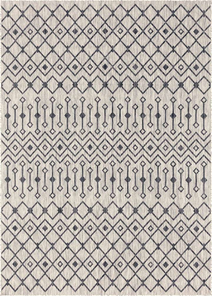 9' x 12' Easy-Clean Trellis Indoor / Outdoor Rug