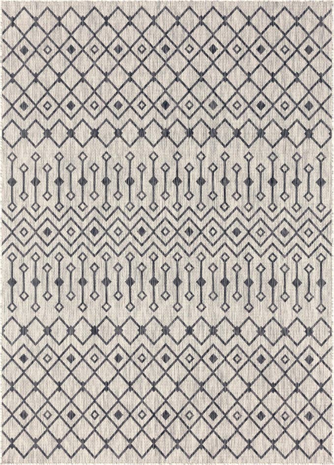 Detail image of 9' x 12' Easy-Clean Trellis Indoor / Outdoor Rug