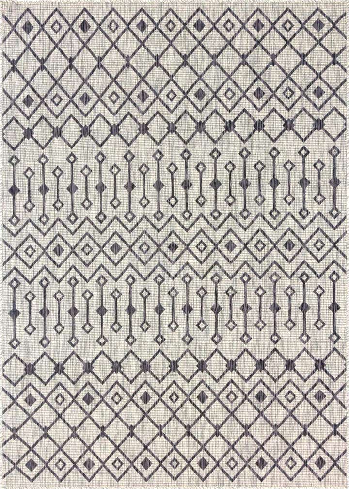 7' x 10' Easy-Clean Trellis Indoor / Outdoor Rug