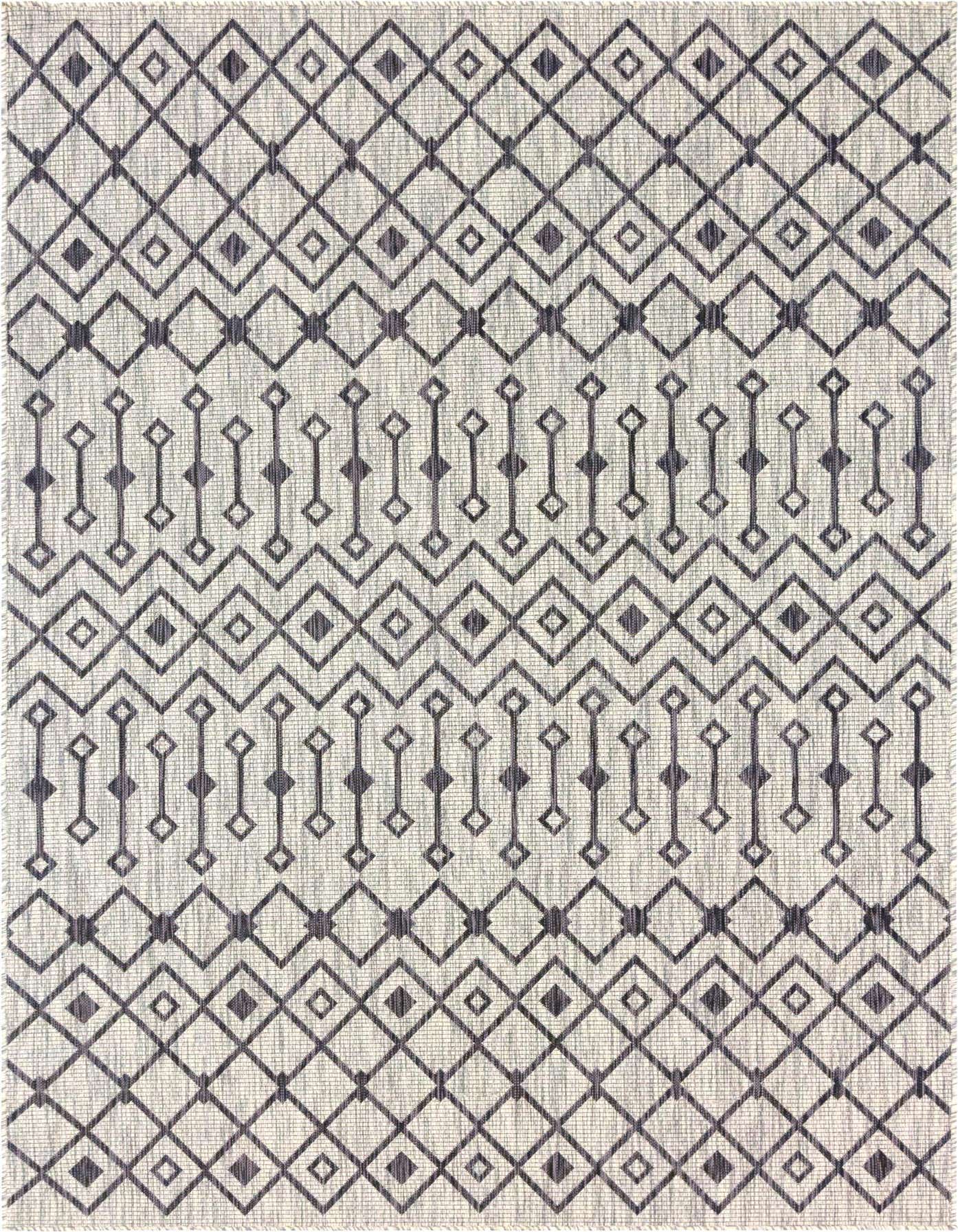 7' x 10' Easy-Clean Trellis Indoor / Outdoor Rug