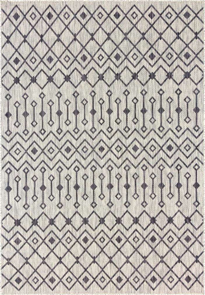 7' x 10' Easy-Clean Trellis Indoor / Outdoor Rug
