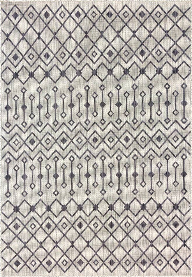 Detail image of 7' x 10' Easy-Clean Trellis Indoor / Outdoor Rug
