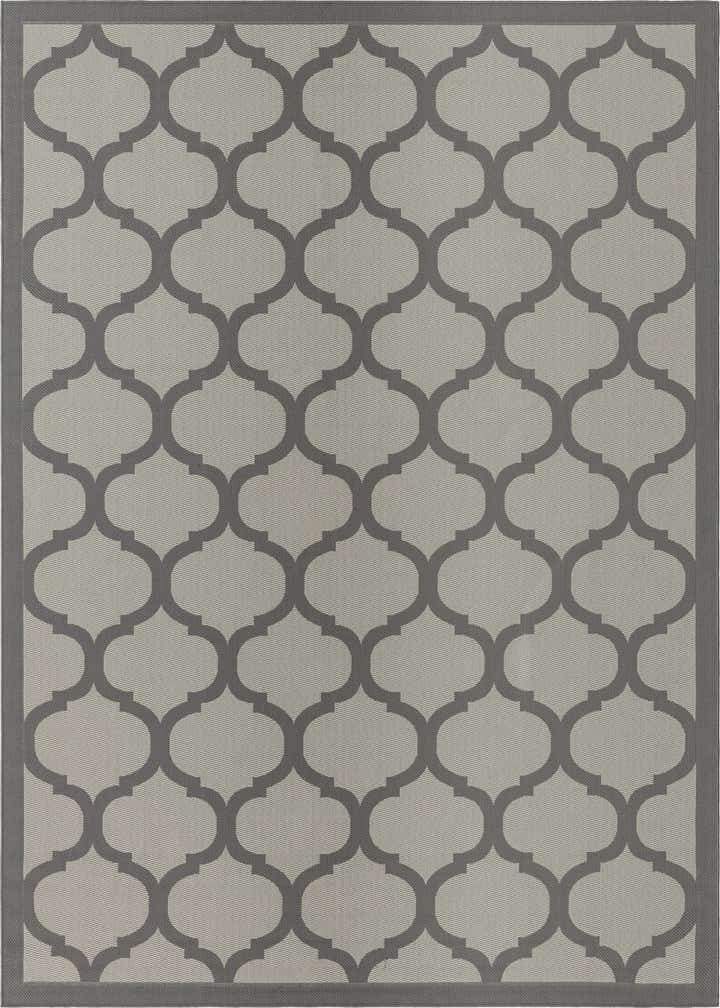 8' x 11' 4 Easy-Clean Trellis Indoor / Outdoor Rug